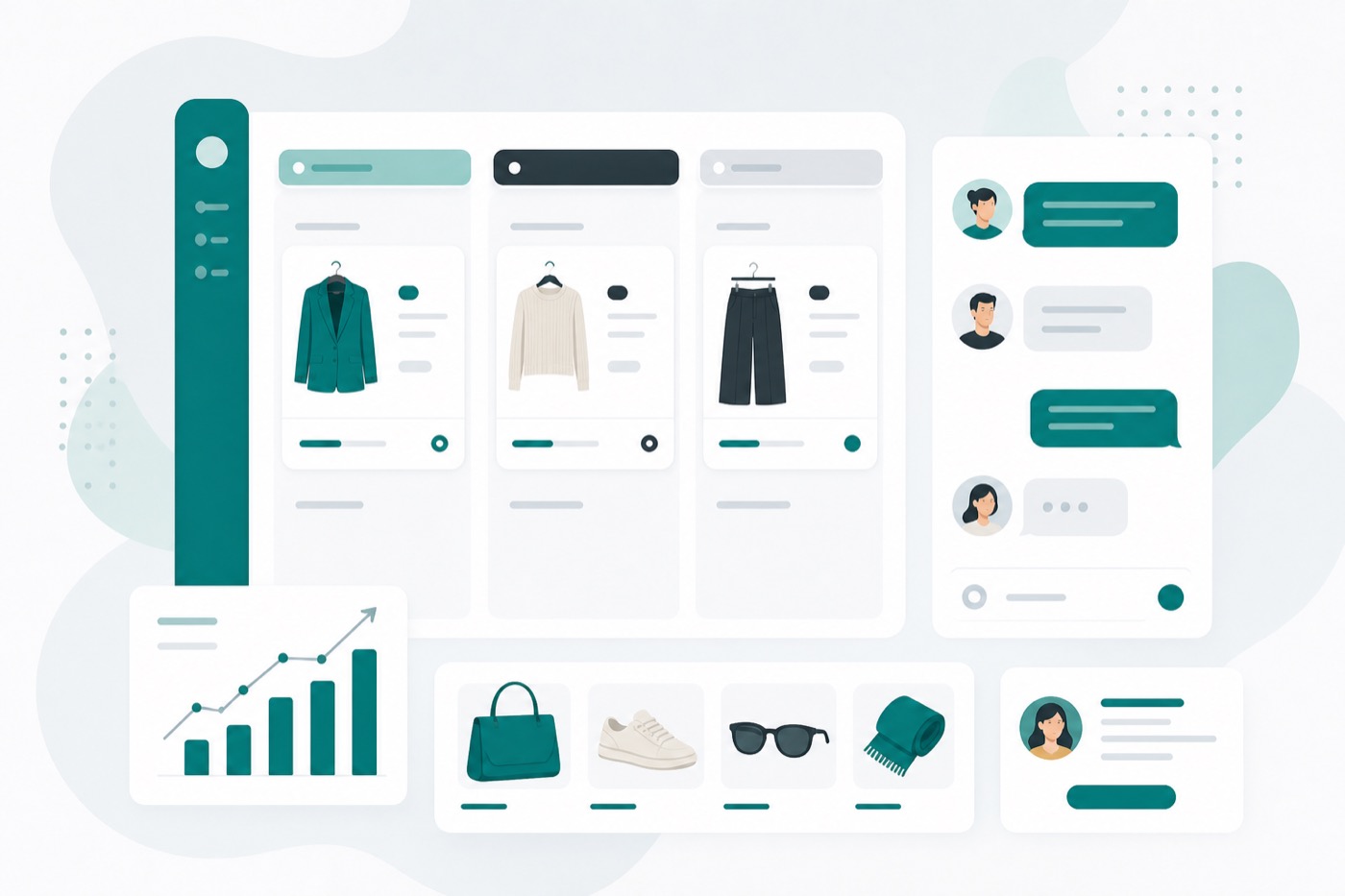 Fashion retail platform: orders, catalog, and client insights